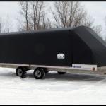 ProSeries SnoCaps are designed to fit v-nose snowmobile trailers. 