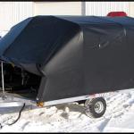 The Sport Series SnoCaps features a velcro roll up front access panel to allow for easy tie down and gear storage. 